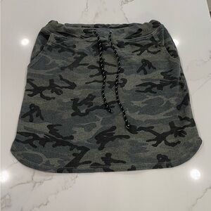 Sundry Camo Mini Skirt